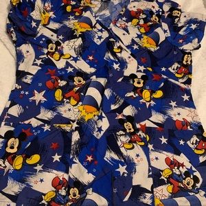 Disney scrub top